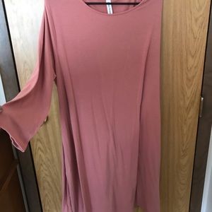 Pink swing dress